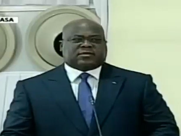 RDC Discours de Félix Tshisekedi lors de la première vente d un lot d