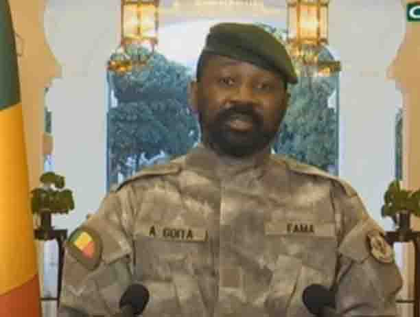 Mali Le Chef De La Junte Militaire Remercie La Russie Pour Sa